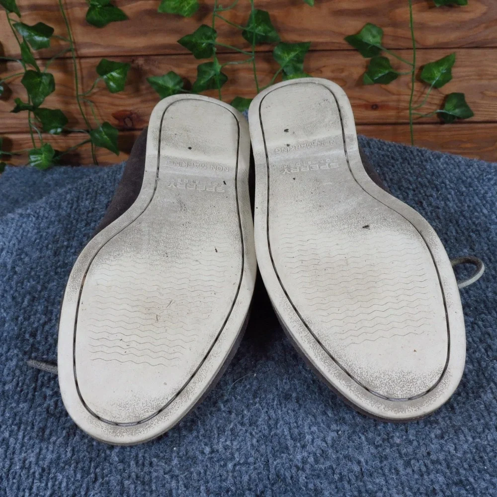 Sperry Authentic Original 2-Eye Men Casual Boat Shoe Sz 7 Nautical Brown Leather